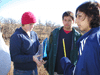 The geology team preparing for work